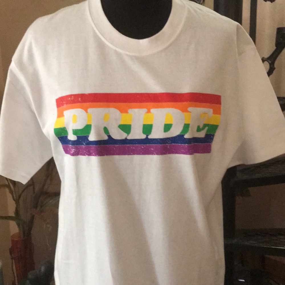 NWOT LGBTQ 🏳️🌈 Pride Rainbow 🌈 Graphic T Shirt